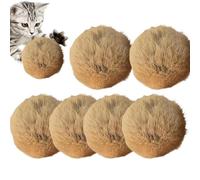 Genérico Catnip Ball - Plush, 3.15x3.15in Catnip Toy Soft & Interactive Play Set | Washable Feline Entertainment, Plush Cat Toy For Kittens, Cats, Indoor Play, Apartment Use