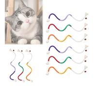 Genérico Catnip-Infused Organic Cotton Chew Rope Toys for Cats, Catnip Toys for Cats Rope Chew Toy & for Teeth Cleaning (6 pcs)