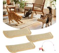 Genérico Catnip Kicker Toy - Say Goodbye to Boredom and Save Your Furniture, Catnip Kicker Pillow, Interactive Chew Toy for Indoor Cats for Kittens Adult Cat (3PC)