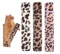 Genérico Catnip Pillows for Cats, Interactive Kitten Chew Toy, 14.57x2.36 Inches Soft Plush Leopard Print Cushion, 3X Engaging Pet Pillow Strip for Relaxation and Playful Entertainment