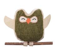 Genérico Catnip Toys, Cat Chew Toy with Feather, 4.72x1.18in Interactive Owl Doll Balls, Portable Oral Teeth Health Support, Enrichment Play Ball for All Breeds, Boredom