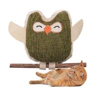 Generico Catnip Toys, Cat Nip Toys, Cat Chew Toy Feather Catnip Balls, Interactive Pet Supplies Oral Health, Teeth Cleaning Owl Doll Ball For All Breeds Boredom & Enrichment Play