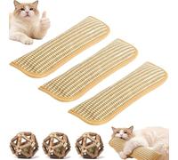 Genérico Catnip Toys - Catnip Infused Pillow, Cat Nip Pillow Scratching Pad for Cats, Bite Resistant Kitten Teething Toys for Kittens Teething, Chewing and Anxiety Relief (3PCS)