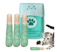 Genérico Catnip Toys Cats, 3 Pieces Safe Teething Relief, Interactive Funny Chew Toys with Flapping and Scratching Design, Kitten Play and Stimulation for Indoor Outdoor Home, for Training Exercise