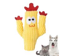 Genérico Catnip Toys Cats, Cat Teether Toy, Plush Realistic Cactus Soothing Stuffed Doll, 7.09x3.54x0.79 Inches Calming Exercise and Mental Stimulation for Playful and Active Cats