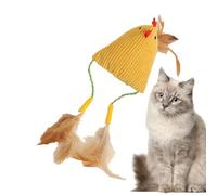 Genérico Catnip Toys, Chicken Catnip Toy, 3.54x11.81 Inches Indoor Boredom Relief Interactive, Kitten Supplies with Bell Teething Training, Fun Home Playtime for Cats, Pet Relaxation