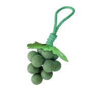 Genérico Catnip Toys, Grape Shaped Chew Toy Set, 4.72x2.36x2.36 Inches Interactive Fruit Simulation for Kittens, Indoor Playtime Chewing, Calming and Exercise Toys to Reduce Boredom & Excite Pets