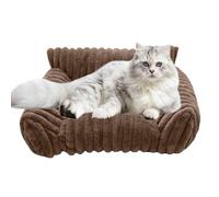 Generico Cats Couch, Indoor Pet Sofa, 19.69x15.75x7.87 Inches Plush Chew-Resistant Lounger, Soft Resting, Lightweight Portable Structure, for Bedroom Living Room Patio Travel Outdoor Sleeping Space