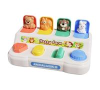 Genérico Cause and Effect Toys for Kids, Color Sorting Animal Toys