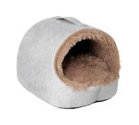 Genérico Caverna de invierno para gatos - con mango de cama caliente para invierno suave y cómodo | Casa Tienda cubierta para cachorro Y - para el hogar El dormitorio el apartamento el salón el balcón