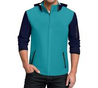 Genérico Cazadora Hombre Invierno Esqui Abrigo Trabajo Chaquetas Sudadera Talla Grande Moto Chaqueta Impermeable de Leñador Caza Ropa Cortavientos Abrigos Snowboard Chubasquero 1# Turquesa XL