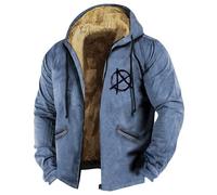 Genérico Cazadora Hombre Invierno, Larga Ciclismo Plumon Abrigo Largo, Cuero Softshell Vestir Chaqueta de Invierno, Borrego Trekking Gabardina Anorak Tactica Plumas Hombre, 4XL