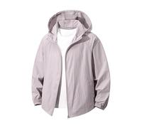 Genérico Cazadora Hombre - Ropa De Verano Transpirable Y Protectora del Sol para Hombres Y Mujeres (Light Purple XXXL)