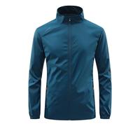 Genérico Cazadora Trabajo Hombre - Chaqueta Casual Fresca Ligera Y Transpirable (Blue XXXL)