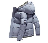 Genérico Cazadoras Hombre Acolchadas, Abrigo Hombre Invierno Elegante,Chaqueta Casual Elegante De Talla Grande para Hombre Abrigo con Capucha De AlgodóN CáLido De Invierno