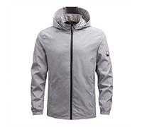 Genérico Cazadoras Hombre Entretiempo Deportiva - Chaqueta Chandal Hombre Negra - Hombres Sólido Otoño E Invierno Casual Abrigo Deportes Cremallera Bolsillo Chaqueta Voladora Ropa De Béisbol