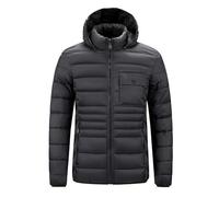 Genérico Cazadoras Hombre Invierno Plumas, Chaquetón Hombre Invierno,Ropa De AlgodóN para Hombre Ropa Acanalada Modelos Informales con Capucha para JóVenes OtoñO E Invierno
