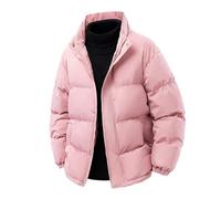 Genérico Cazadoras Plumas Hombre, Chaqueta Casual Hombre,Chaqueta Gruesa Holgada De Color Liso para Invierno CáLida Y Aislante Ideal para Climas FríOs