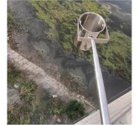Genérico Cazo Extensible de Acero Inoxidable para muestreo de Agua - Mango Largo de 500 ml/1000 ml para embalses, estanques y ríos - Kit de muestreo Duradero