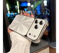 Genérico CD-Texture Case Cover for iPhone Gradient Color Case Cover Quad-Corner Drop-Proof and Full Camera Protection Anti-Scratch & Shock-Absorption Phone Case (White,15Pro)