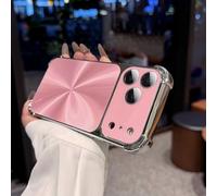 Genérico CD-Texture Case Cover for iPhone Gradient Color Case Cover Quad-Corner Drop-Proof and Full Camera Protection Anti-Scratch & Shock-Absorption Phone Case (Pink,14)