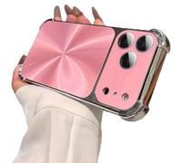 Genérico CD-Texture Case Cover for iPhone with Military-Grade Shockproofand Quad-Corner Drop-Proofdesign. Provides Full Camera Protection for iPhone 13/14/15/16/17 Pro MAX. (Pink,For 13 ProMax)