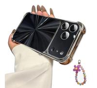 Genérico CD-Texture Case Cover, Quad-Corner Drop-Proof & Full Camera Protection for phone17/16/15/14/13 (17,Black)