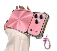 Genérico CD-Texture Case Cover, Quad-Corner Drop-Proof & Full Camera Protection for phone17/16/15/14/13 (14,Pink)