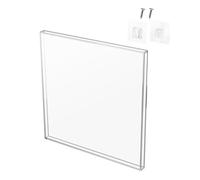 Genérico CDs Frame Case - Clear Frame Photocard Holder Disc Stand, Wall Rack, Transparent Photo Card Stand for Photocard, Idol Photo, Tabletop