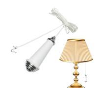 Genérico Ceiling Fan Pull Cord Control, Nylon String Switch, Adorable Chrome Finish, Modern Fans or Light Pull Chain Replacement for Home, Hotel, Study Room, 3.15x0.67 inches