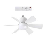 Genérico Ceiling Fans with Lights, Small Bedroom Ceiling Fan, Control remoto, 3 Speed Quiet Cooling, Dimmable Light Fixture for Porch, Courtyard Use, 16,54 x 16,54 x 6,69 pulgadas