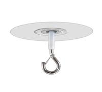 Genérico Ceiling Hook for Nursery Mobile Balloon Banner | Easy Install Removable Strong Bonding Adhesive Hook with Safety Clip | No Drilling Required for Hanging Plants Led String Lights Party Decor