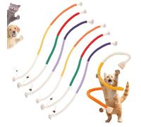 Genérico Celery Pets Cat Chew Rope, Catnip-Infused Organic Cotton Chew Rope Toys for Cats, Safe Dental Cleaning Ropes & Durable 28" String for All Breed (6 Pcs)