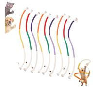 Genérico Celery Pets Cat Chew Rope, Catnip-Infused Organic Cotton Chew Rope Toys for Cats, Safe Dental Cleaning Ropes & Durable 28" String for All Breed (9 Pcs)