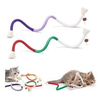 Genérico Celery Pets Cat Chew Rope, Cotton Chew Rope Toys for Cats, Catnip-Infused Organic Cotton Chew Rope Toys Cats, All Breeds 28 Inches String (2pcs B)
