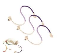 Genérico Celery Pets Cat Chew Rope, Toy with Organic Cotton & Catnip - Safe Dental Teeth Cleaning, Durable Chew Toys for All Cat Breeds (3PCS-B)