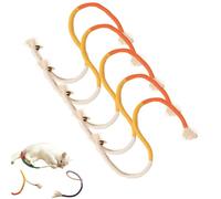 Genérico Celery Pets Cat Chew Rope, Toy with Organic Cotton & Catnip - Safe Dental Teeth Cleaning, Durable Chew Toys for All Cat Breeds (5PCS-A)