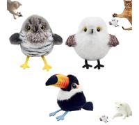 Genérico Celery Pets Rechargeable Flapping Bird Cat Toy,Bird Cat Toy Flapping Wings, Motion Activated with Three-Mode Wing Flap, Three Styles Available (3PCS)