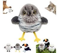 Genérico Celery Pets Rechargeable Flapping Bird Cat Toy, Cat Self-Entertainment Simulation Birds Toys, Motion Activated with Three-Mode Wing Flap, Suitable Bored Indoor Cats (Cuckoo)