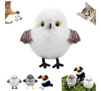Genérico Celery Pets Rechargeable Flapping Bird Cat Toy, Cat Self-Entertainment Simulation Birds Toys, Motion Activated with Three-Mode Wing Flap, Suitable Bored Indoor Cats (Tit)