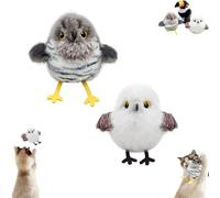 Genérico Celery Pets Rechargeable Flapping Bird Cat Toy, Celerypets Meowvo 2025 New Interactive Cat Toys with Three-Mode Wing Flap, Three Styles Available, for Indoor Pets (2Mixed A)