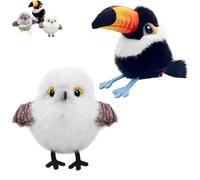 Genérico Celery Pets Rechargeable Flapping Bird Cat Toy, Celerypets Meowvo Interactive Cat Toys, Touch Activated Interactive Chirping & Flapping Toy for Indoor Pets (Color1+3)