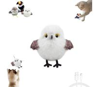Genérico Celery Pets Rechargeable Flapping Bird Cat Toy, Meowvo Flying Bird Cat Toy, Motion Activated with Three-Mode Wing Flap, for All Breeds Cats Playing, Exercise (B)