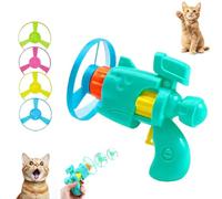 Genérico Celerypet Light-Up Flying Disc Cat Launcher Set, Celerypets Cat Fetch Toy with Colorful Flying Propellers Set, Cats Playing Tracking Interactive Toys, for Pet Training and Chasing (1Set)