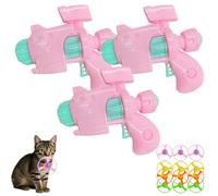 Genérico Celerypet Light-Up Flying Disc Cat Launcher Set with Colorful LED Propellers, Interactive Fetch Toys for Indoor Play Training Chasing and Enrichment Activities (3 Pcs Pink)