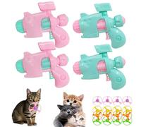 Genérico Celerypet Light-Up Flying Disc Cat Launcher Set with Colorful LED Propellers, Interactive Fetch Toys for Indoor Play Training Chasing and Enrichment Activities (4 Pcs Mix)