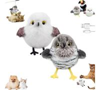 Genérico Celerypets Flapping Bird Cat Toy, Celery Pets Rechargeable Flapping Bird Cat Toy, Motion Activated with Three-Mode Wing Flap, for Cats, Small Dogs (A+B)