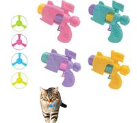 Genérico CeleryPets Light-Up Flying Disc Cat Launcher Set, with Colorful Flying Propellers Set, Cats Playing Tracking Interactive Toys, for Pet Training and Chasing (Blind Box)