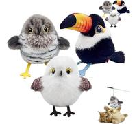 Genérico Celerypets Rechargeable Flapping Bird Cat Toy, Celery Pets Flapping Bird Cat Toy, Interactive Cats Toys with Three-Mode Wing Flap, for All Cats (Mix)