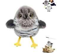 Genérico Celerypets Rechargeable Flapping Bird Cat Toy, Celery Pets Flapping Bird Cat Toy, Interactive Cats Toys with Three-Mode Wing Flap, for All Cats (A)